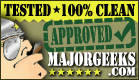 Major Geeks
      Approved